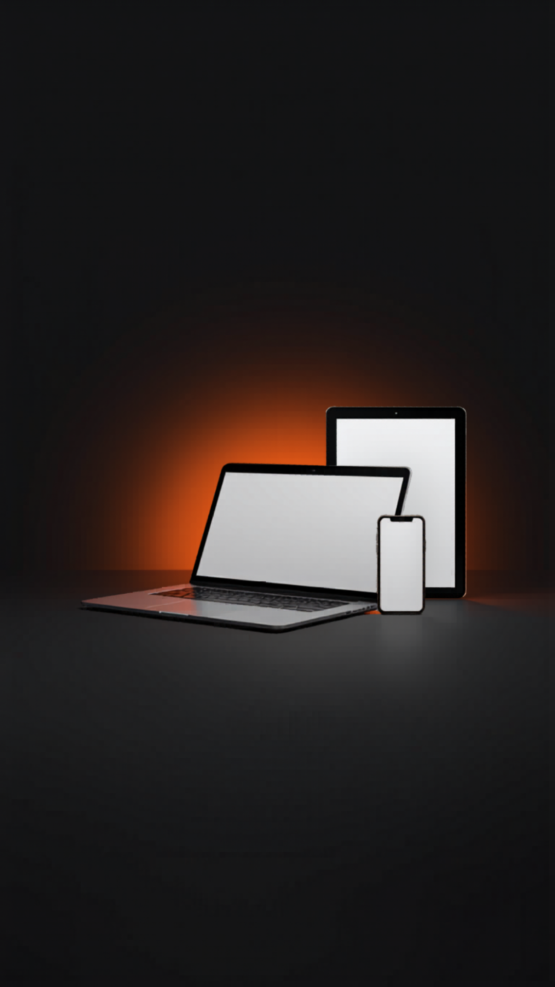 Site web responsive affiché sur ordinateur, tablette et smartphone — création multi-appareils